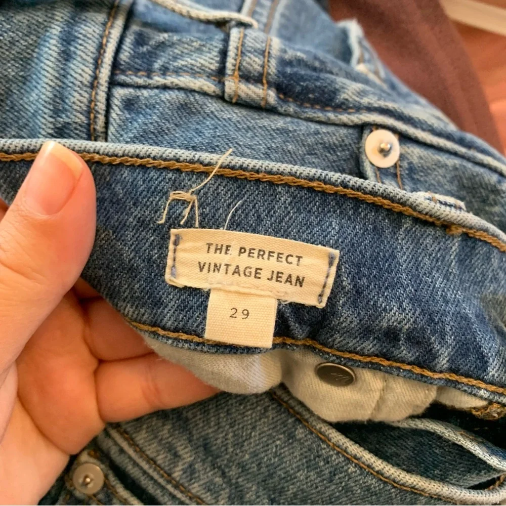 Madewell The Perfect Vintage Jean Size 29